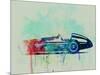 Alfa Romeo Tipo Watercolor-NaxArt-Mounted Art Print