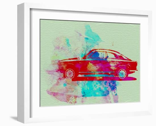 Alfa Romeo  Watercolor 2-NaxArt-Framed Art Print