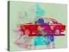 Alfa Romeo  Watercolor 2-NaxArt-Stretched Canvas