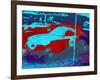 Alfa Romeo  Watercolor-NaxArt-Framed Art Print