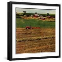 "Alfalfa Field,"July 1, 1948-Herb Zeck-Framed Giclee Print