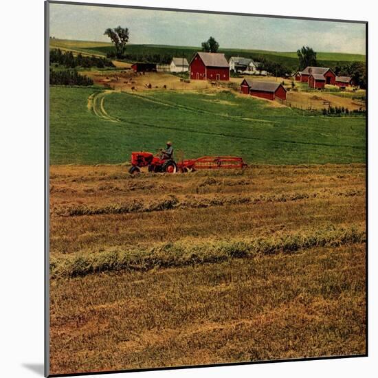 "Alfalfa Field,"July 1, 1948-Herb Zeck-Mounted Giclee Print