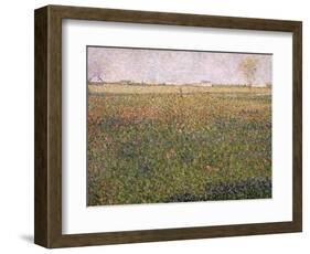 Alfalfa, St. Denis, 1885-Georges Seurat-Framed Giclee Print