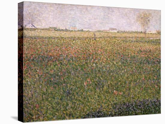 Alfalfa, St. Denis, 1885-Georges Seurat-Stretched Canvas