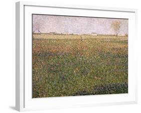 Alfalfa, St. Denis, 1885-Georges Seurat-Framed Giclee Print