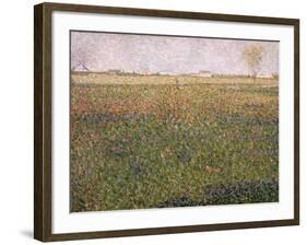 Alfalfa, St. Denis, 1885-Georges Seurat-Framed Giclee Print