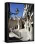 Alfama District, Lisbon, Portugal-Michael Jenner-Framed Stretched Canvas