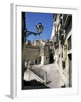 Alfama District, Lisbon, Portugal-Michael Jenner-Framed Photographic Print