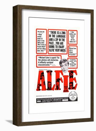 Alfie, Michael Caine, 1966-null-Framed Giclee Print