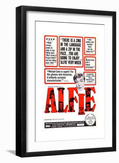 Alfie, Michael Caine, 1966-null-Framed Giclee Print