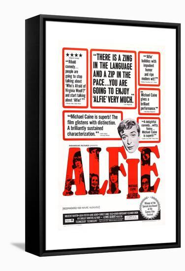 Alfie, Michael Caine, 1966-null-Framed Stretched Canvas