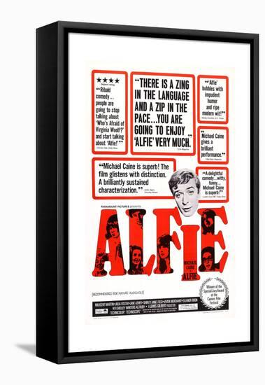 Alfie, Michael Caine, 1966-null-Framed Stretched Canvas