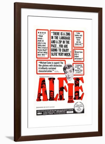 Alfie, Michael Caine, 1966-null-Framed Giclee Print