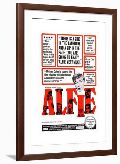 Alfie, Michael Caine, 1966-null-Framed Giclee Print