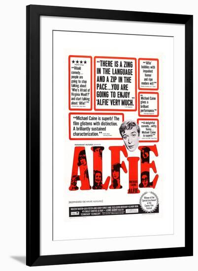 Alfie, Michael Caine, 1966-null-Framed Giclee Print