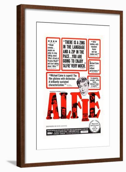 Alfie, Michael Caine, 1966-null-Framed Giclee Print