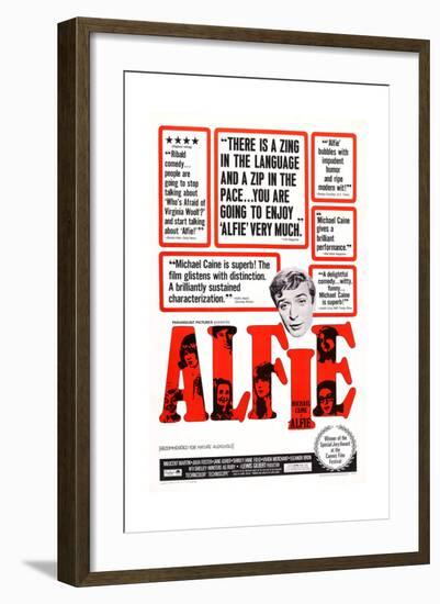 Alfie, Michael Caine, 1966-null-Framed Giclee Print