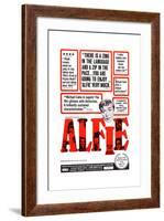 Alfie, Michael Caine, 1966-null-Framed Giclee Print