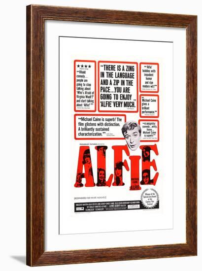 Alfie, Michael Caine, 1966-null-Framed Giclee Print