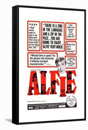 Alfie, Michael Caine, 1966-null-Framed Stretched Canvas