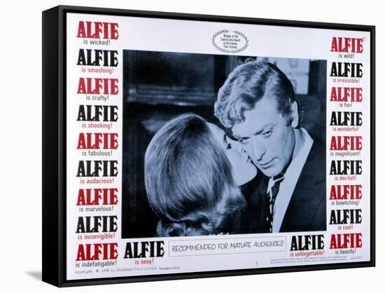 Alfie, Michael Caine, 1966-null-Framed Stretched Canvas