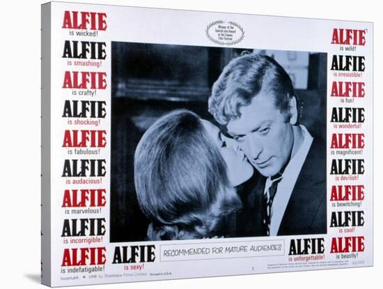 Alfie, Michael Caine, 1966-null-Stretched Canvas