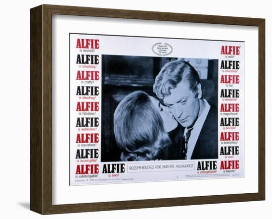 Alfie, Michael Caine, 1966-null-Framed Photo