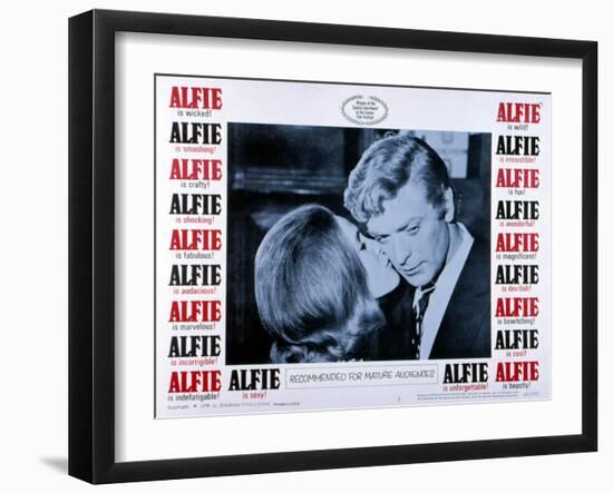 Alfie, Michael Caine, 1966-null-Framed Photo