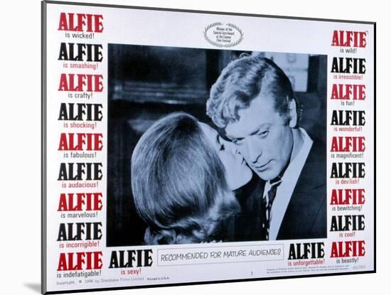 Alfie, Michael Caine, 1966-null-Mounted Photo