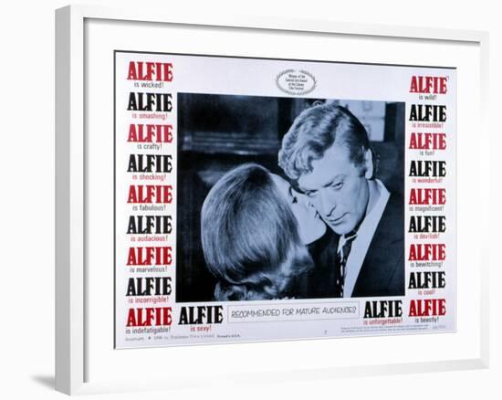 Alfie, Michael Caine, 1966-null-Framed Photo