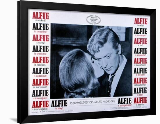 Alfie, Michael Caine, 1966-null-Framed Photo