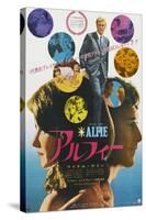Alfie, Top, in Collage and Bottom Right: Michael Caine on Japanese Poster Art, 1966-null-Stretched Canvas