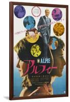 Alfie, Top, in Collage and Bottom Right: Michael Caine on Japanese Poster Art, 1966-null-Framed Art Print