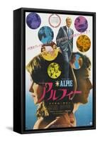 Alfie, Top, in Collage and Bottom Right: Michael Caine on Japanese Poster Art, 1966-null-Framed Stretched Canvas