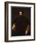 Alfonso d'Este, Duke of Ferrara, c.1600-Titian-Framed Giclee Print