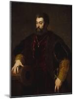 Alfonso d'Este, Duke of Ferrara, c.1600-Titian-Mounted Giclee Print