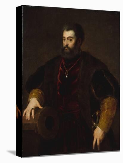 Alfonso d'Este, Duke of Ferrara, c.1600-Titian-Stretched Canvas