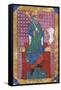 Alfonso I the Catholic, King of Asturias, Miniature from the Index of Royal Privileges-null-Framed Stretched Canvas