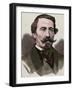 Alfonso La Marmora (1804-1878). Engraving. Colored.-Tarker-Framed Photographic Print