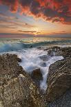 Italy, Calabria , Sunset at Leucopetra Cliff-Alfonso Morabito-Photographic Print