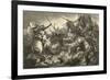 Alfonso of Castile with the Kings of Aragon and Navarre Defeats the Moors at Tolosa-Hermann Vogel-Framed Premium Giclee Print