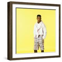 ALFONSO RIBEIRO. "THE FRESH PRINCE OF BEL-AIR" [1990], directed by ALFONSO RIBEIRO.-null-Framed Photographic Print