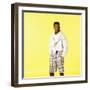 ALFONSO RIBEIRO. "THE FRESH PRINCE OF BEL-AIR" [1990], directed by ALFONSO RIBEIRO.-null-Framed Photographic Print