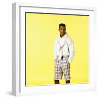 ALFONSO RIBEIRO. "THE FRESH PRINCE OF BEL-AIR" [1990], directed by ALFONSO RIBEIRO.-null-Framed Photographic Print