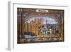 Alfonso VII of Castile Conquering Almeria, Painted Tiles-null-Framed Giclee Print