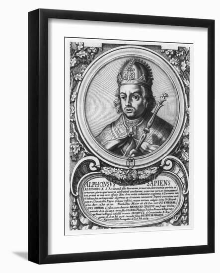 Alfonso X, the Wise-null-Framed Giclee Print