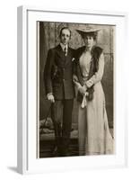 Alfonso XIII and Ena-null-Framed Photographic Print