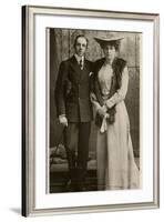 Alfonso XIII and Ena-null-Framed Photographic Print