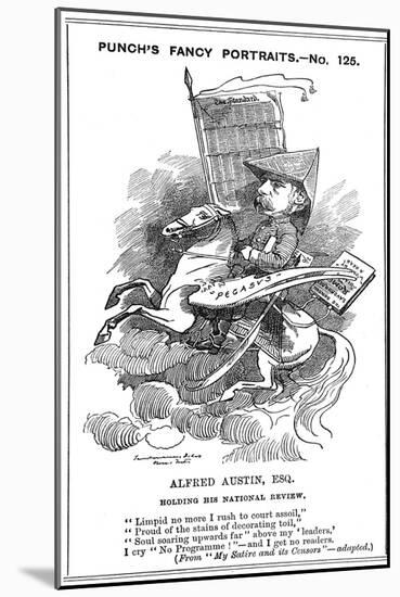 Alfred Austin (1835-191), British Poet, 1883-Edward Linley Sambourne-Mounted Giclee Print