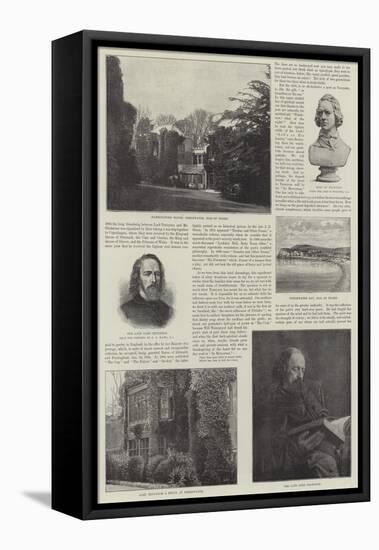 Alfred, Baron Tennyson, Poet Laureate-George Frederick Watts-Framed Stretched Canvas